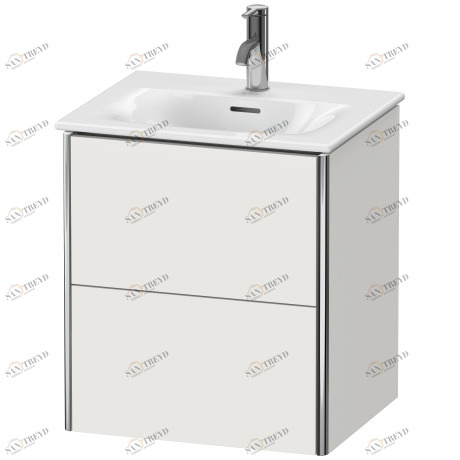 XS432103939 XSquare Тумбочка подвесная Скандинавский белый шелковисто-матовый лак Duravit