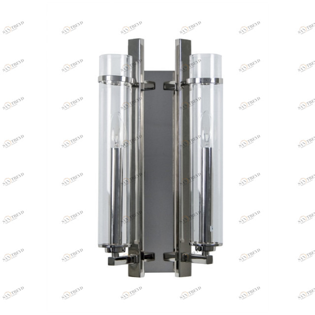 Бра Louis черный 5613 PUSHA  059797 Прозрачный;хром 