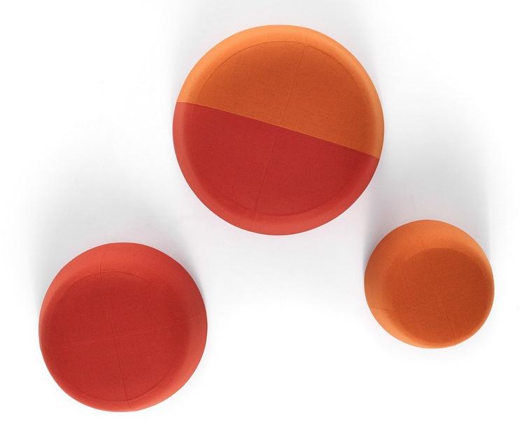 MDF Italia Пуф из круглой ткани с обивкой sun-id-1404029 - Вид №1