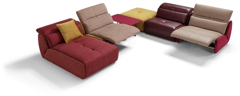 Egoitaliano Модульный кожаный диван с электроприводом Selfy sun-id-1432085 - Вид №2