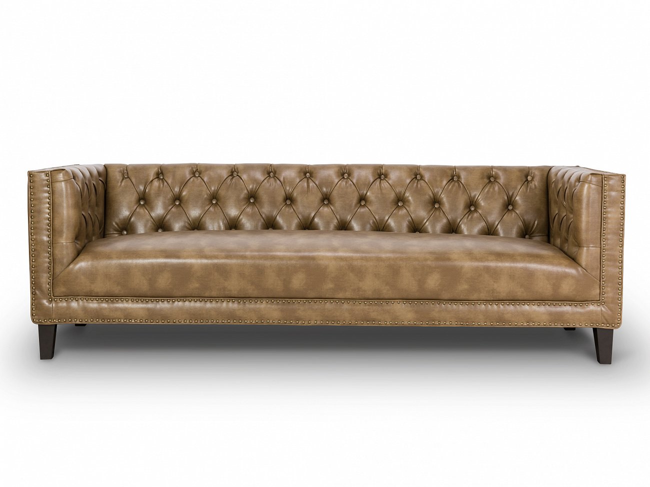 Диван Kelly прямой коричневый KELLY LOUNGE ДИЗАЙНЕРСКИЕ 045505 Коричневый  - Вид №1