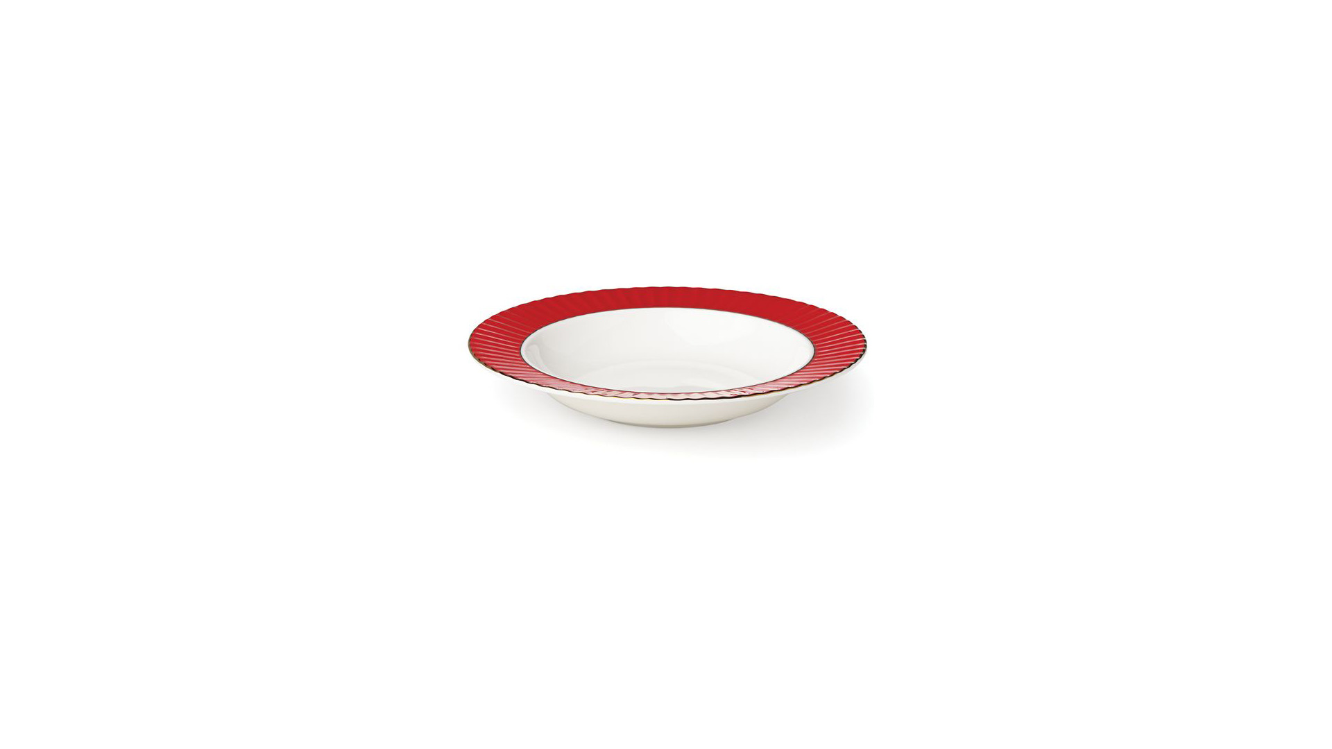10655231 Lenox Сервиз чайно-столовый Lenox "Цветное плиссе" на 4 персоны 16 предметов (красный) Фарфор костяной  - Вид №3