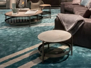 Giorgetti Круглый мраморный журнальный столик для гостиной Skyline