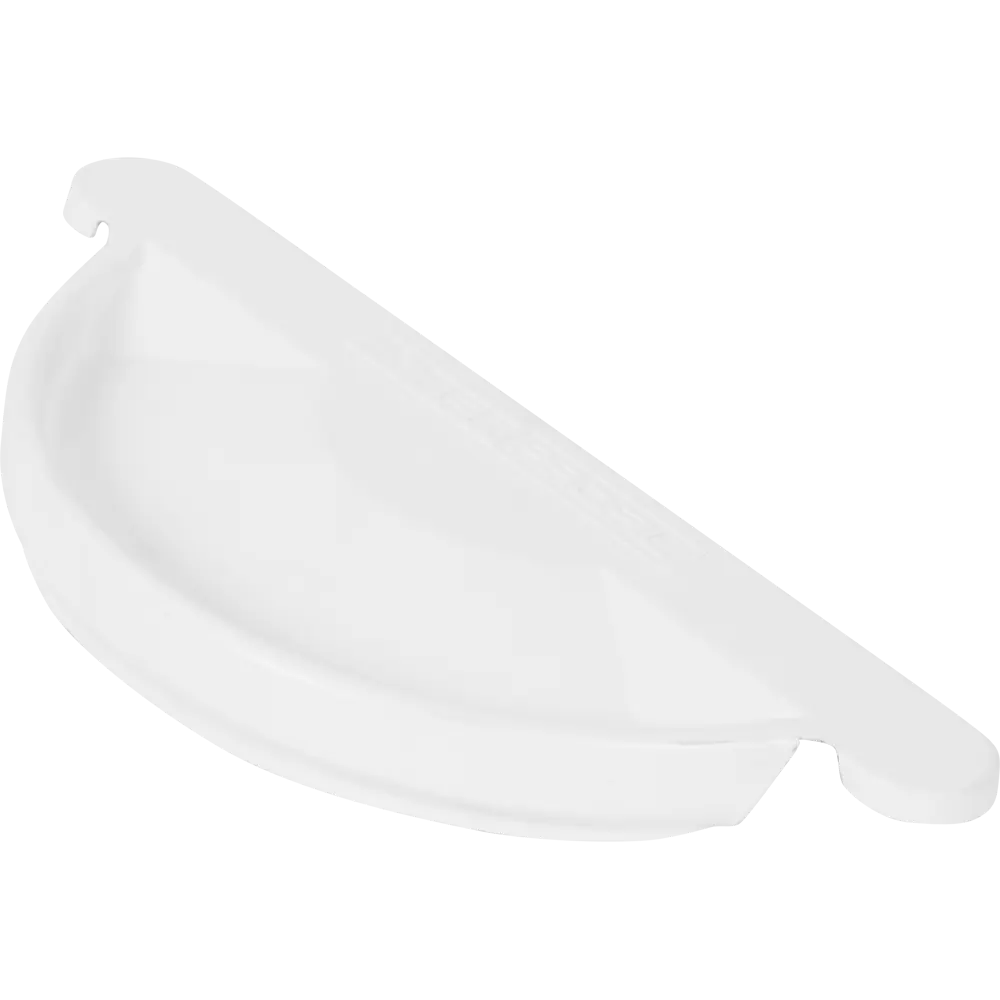 10010640 Заглушка желоба левая/правая цвет белый STLM-1015351 ИНТЕРПРОФИЛЬ 