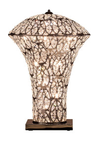 Настольная лампа с кристаллами