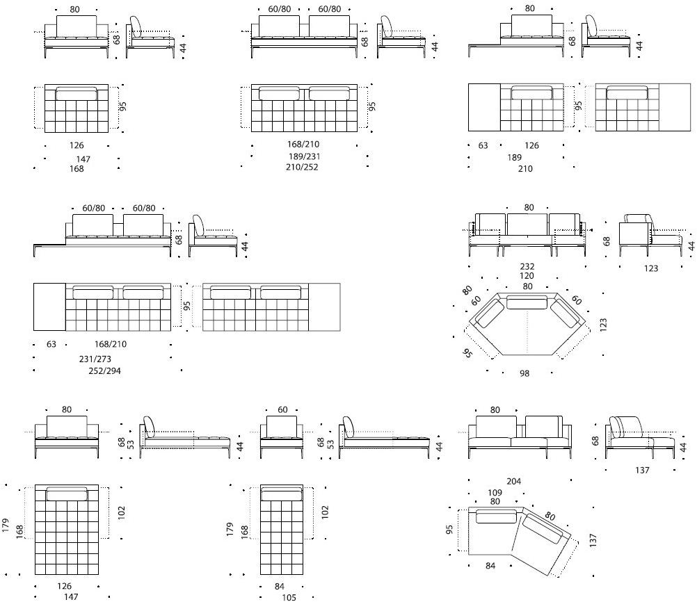 Wittmann Модульный диван sun-id-1416787 - Вид №9