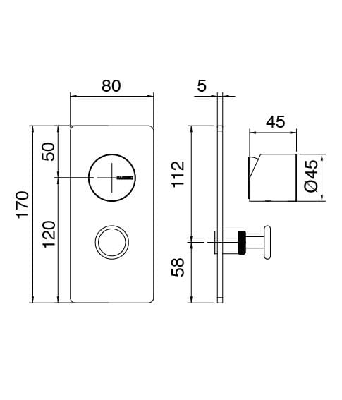 Смеситель для душа с ручным душем Zazzeri Trend X-One ARCH-00123922 - Вид №3