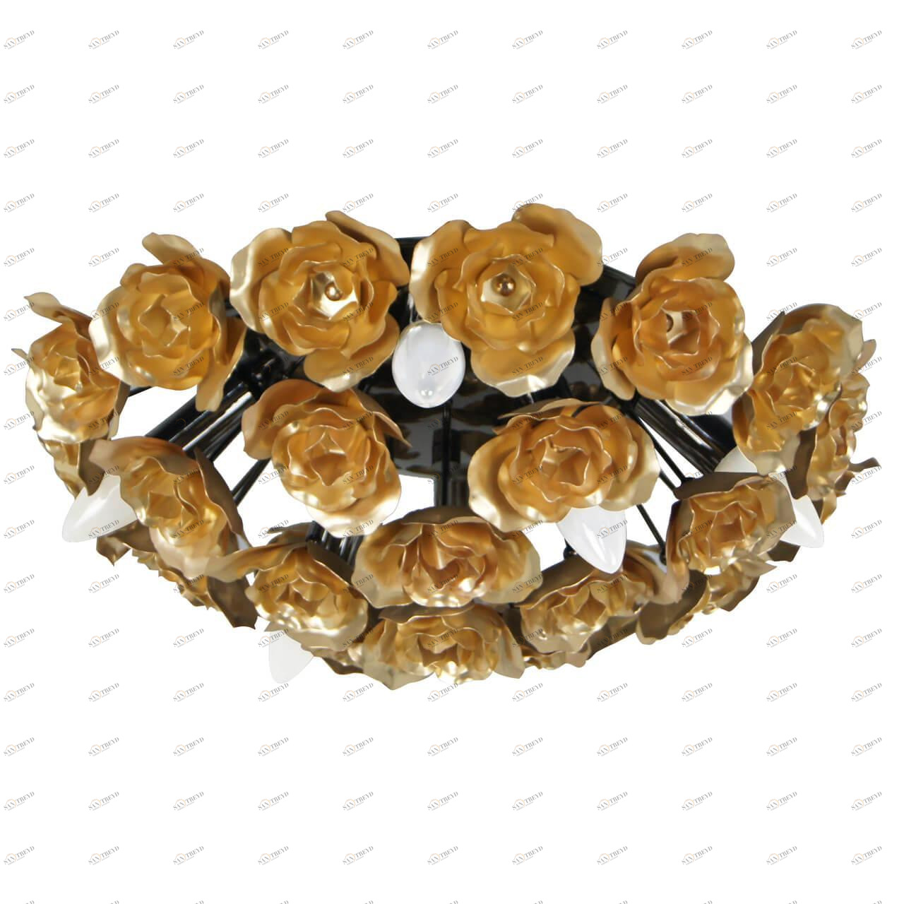 Потолочная люстра MW-Light Розенхейм 615011106 MW-LIGHT ДИЗАЙНЕРСКИЕ, РОЗЕНХЕЙМ 194074 Золотой 