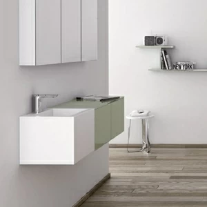 LA430 Подвесная раковина настенная овальная Inbani  белая