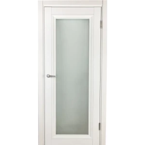 Комплект двери Нобиле со стеклом 70x200 см полипропилен белый с добором 200 мм 89430337 STLM-2181370