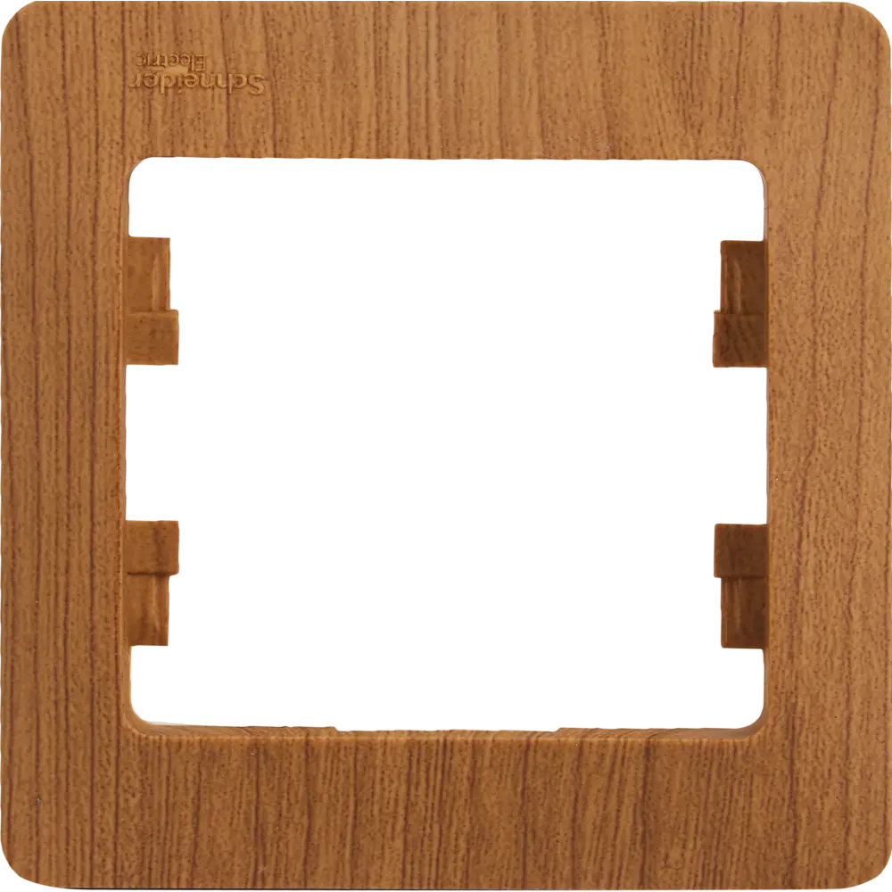 Рамка для розеток и выключателей Systeme Electric Glossa 1 пост одинарная цвет дуб STLM-2056460