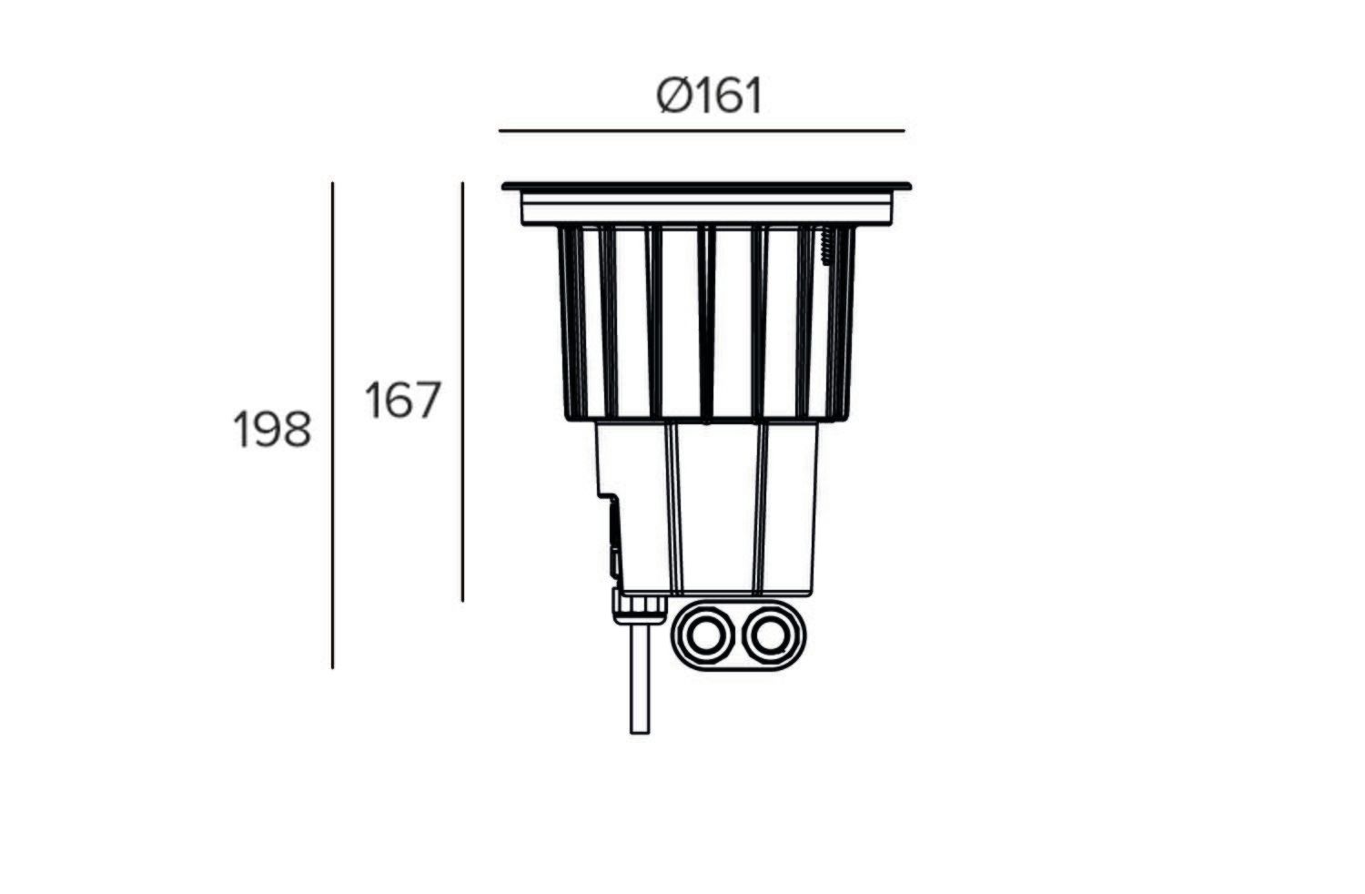 Светодиодный прожектор с утопленным заземлением TARGETTI KEPLERO MINI WALL WASHER ARCH-00132908 - Вид №4