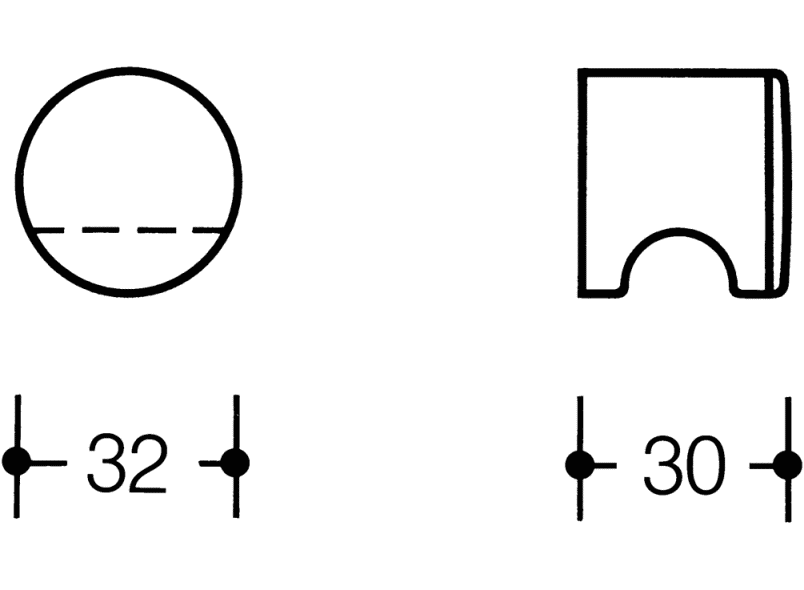 557.32 мебельная ручка HEWI USA Produkte  - Вид №19