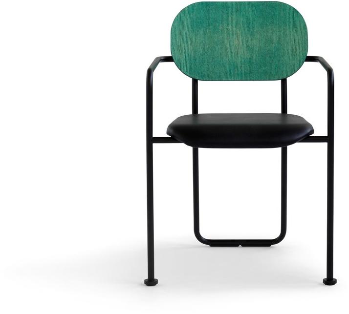 Blå Station Мягкое кожаное кресло с подлокотниками Åhus Bla Station sun-id-1485221 - Вид №20