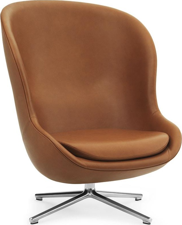 603826 Кресло для отдыха High Swivel Alu Ultra Leather Normann Copenhagen Hyg 
