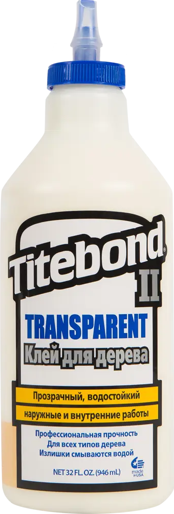 82300864 Клей столярный Titebond II влагостойкий прозрачный 946 мл STLM-0024140