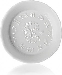 93214 Meissen Розетка 8см "Скорпион" (белая) Фарфор, Керамика