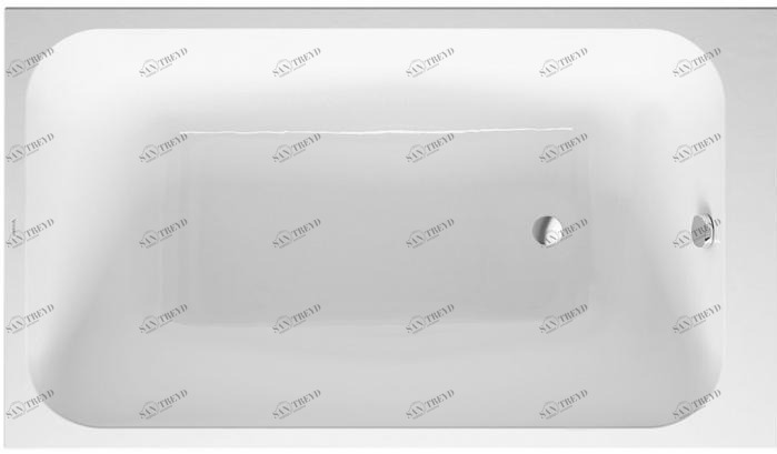 Duravit Прямоугольная акриловая ванна Durastyle 700233