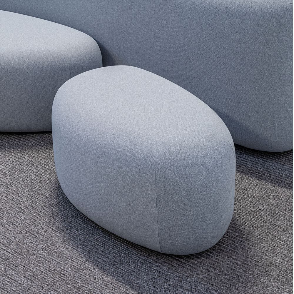 Овальный пуф из ткани La Cividina Лиссе ARCH-00017570 - Вид №2