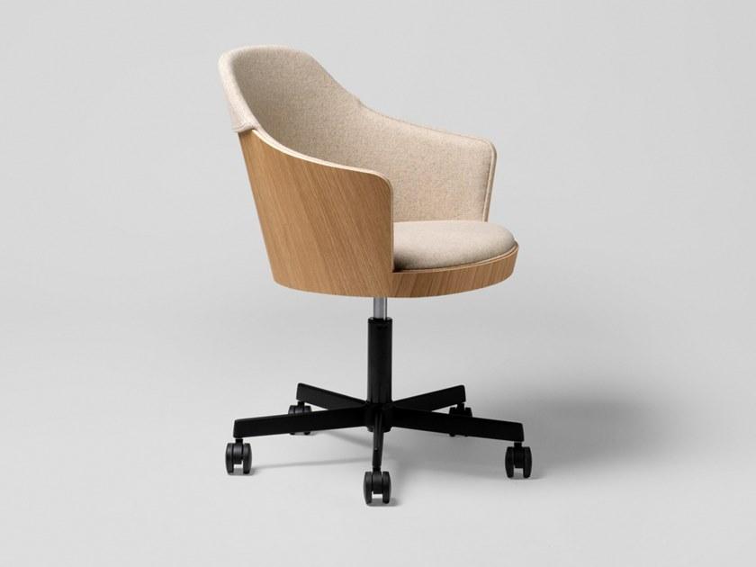 ENEA Офисное кресло из ткани с 5-спицевыми подлокотниками Kaiak sun-id-1351810 - Вид №1