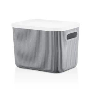 Корзинка для хранения Shell 21 л 26.1x37.4x16.4 см цвет серый 89385373 STLM-2073397