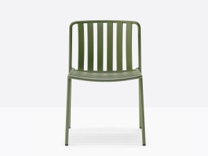 Стальной садовый стул