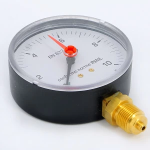 Манометр радиальный 3/8" 80 мм EMMETI 10 бар