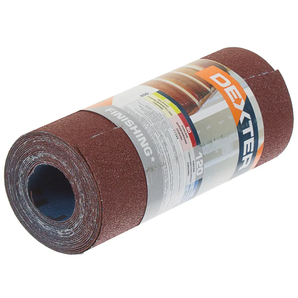 Абразивный рулон Dexter P120 для шлифовки дерева 115мм 18783912 STLM-0012678 - Вид №2