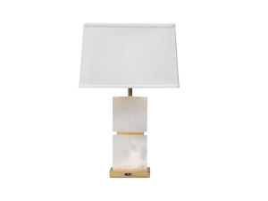 Настольная лампа из алебастра