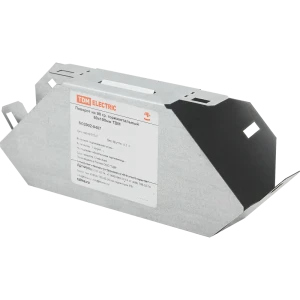 Поворот для кабель-канала горизонтальный TDM Electric 100x50 мм цвет серый