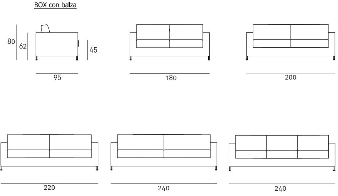 Living Divani Съемный диван Box sun-id-1379513 - Вид №8