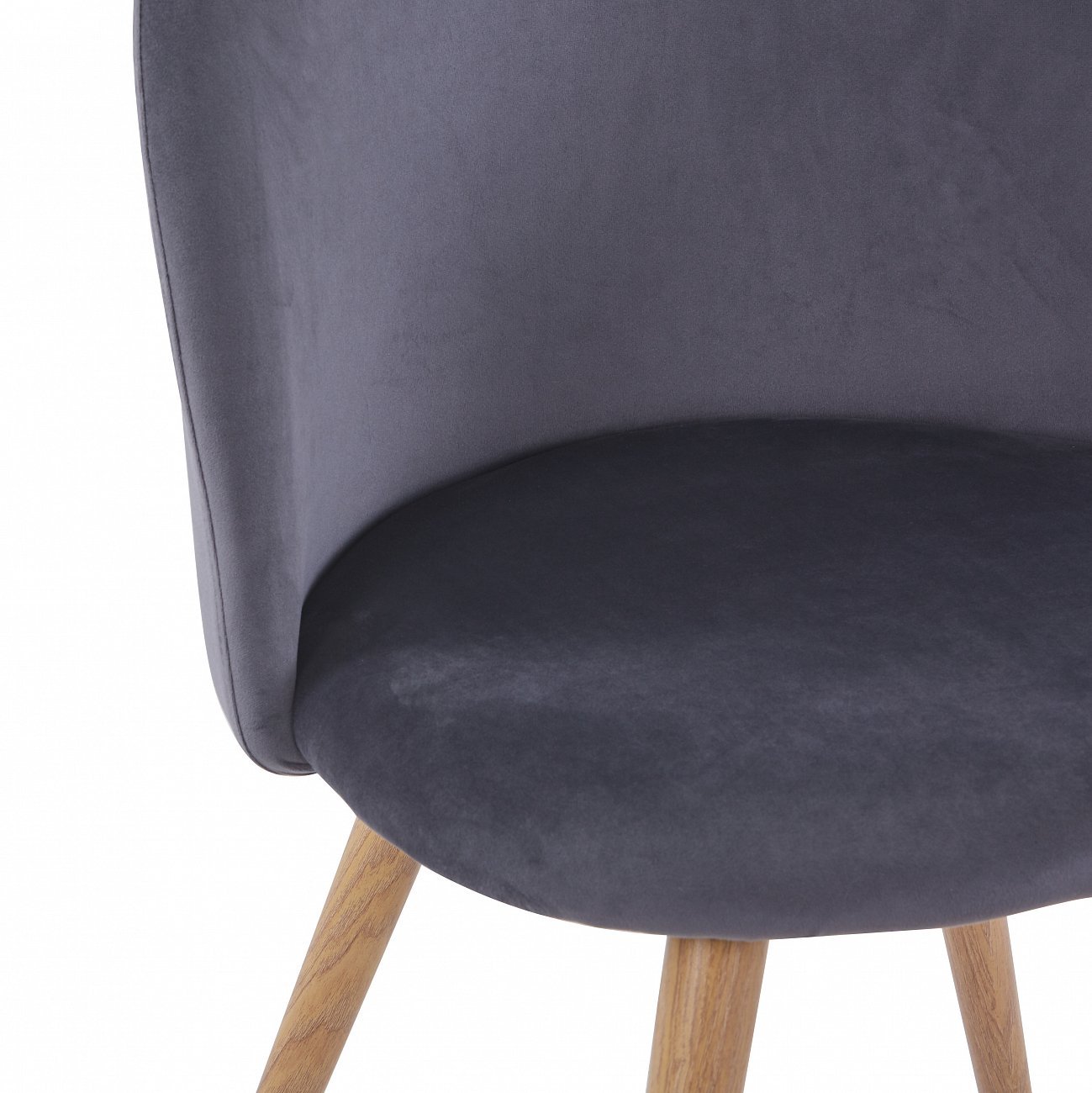 Стул с мягкой обивкой серый "Лион New" STOOL GROUP ДИЗАЙНЕРСКИЕ 00-3881983 Серый  - Вид №4