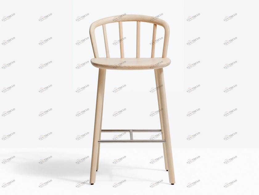 Pedrali Табурет деревянный со спинкой Nym 2838