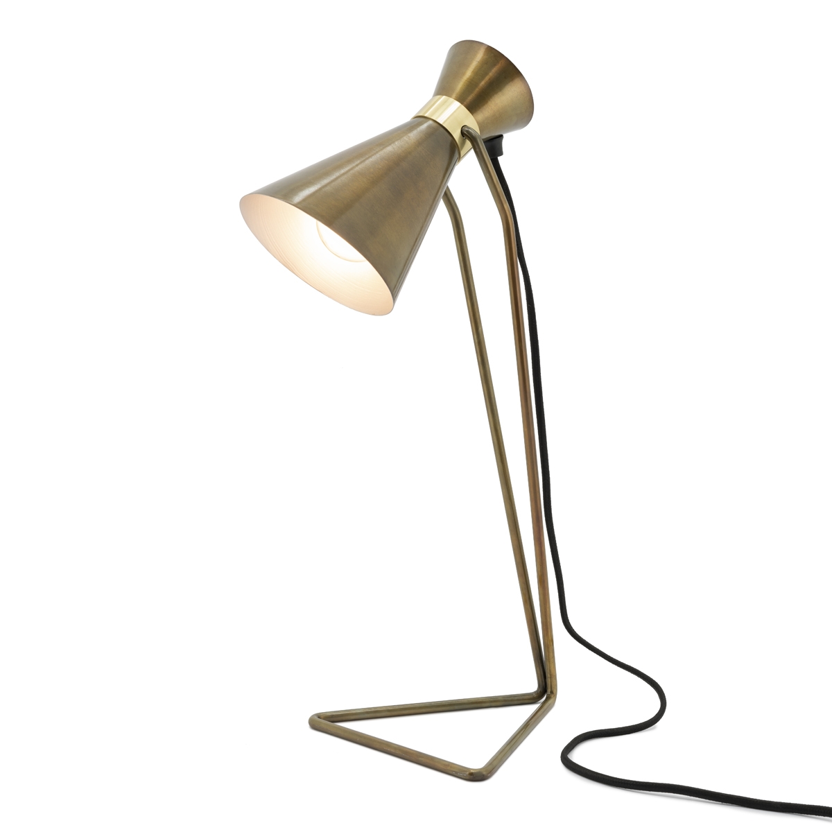 500292-GG ABHIKA СЧИТЫВАНИЕ НАСТОЛЬНОЙ ЛАМПЫ GREY/GOLD  - Вид №2