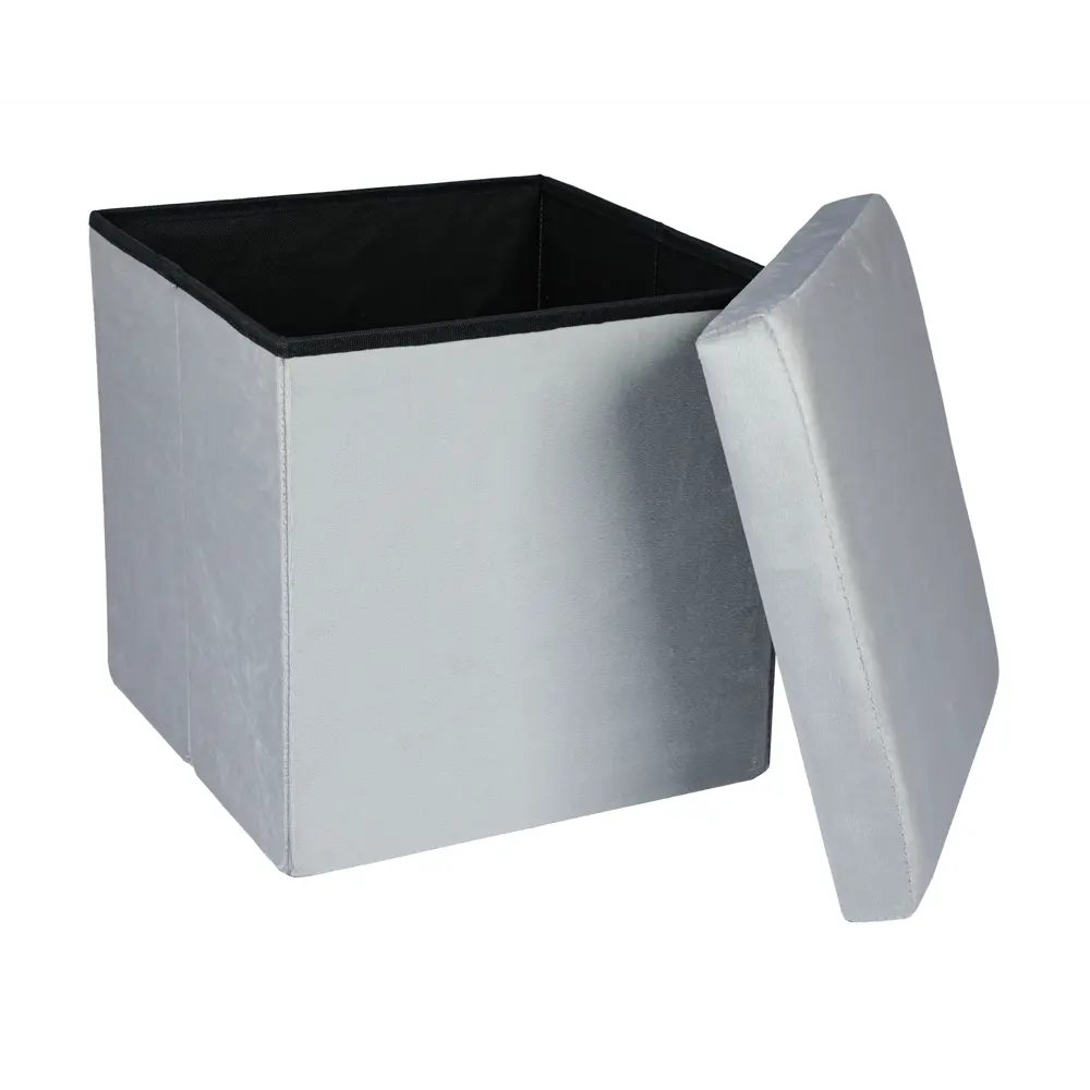 Пуф DREAM RIVER компактный светло-серый для гостиной 89412745 STLM-1576566 - Вид №1