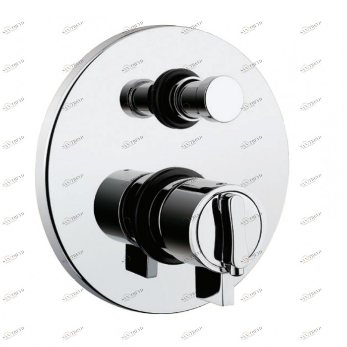 Смеситель MIGLIORE Fortis ML.FRT-5278.CR для ванны и душа с девиатором термостатический 