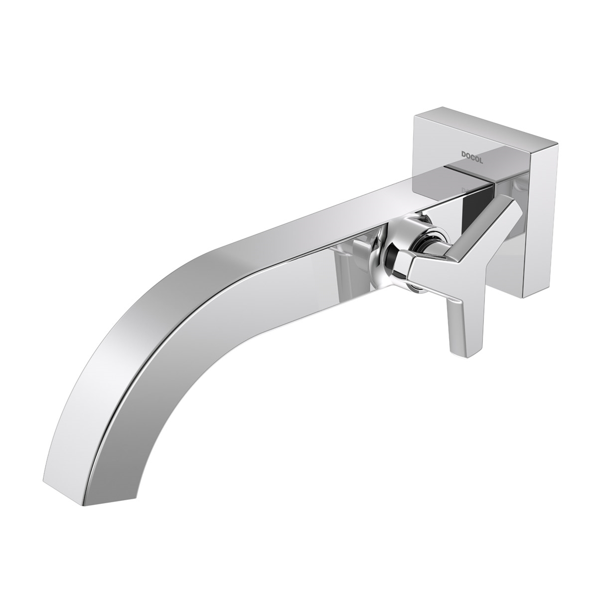 00876406 Настенный смеситель для ванной комнаты из полированного графита Docol DOCOL CITY 