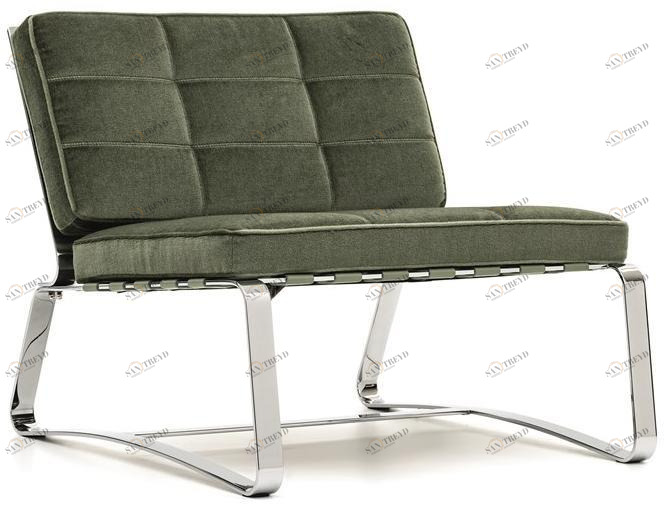 Minotti Стеганое кресло-санки из ткани sun-id-1356500