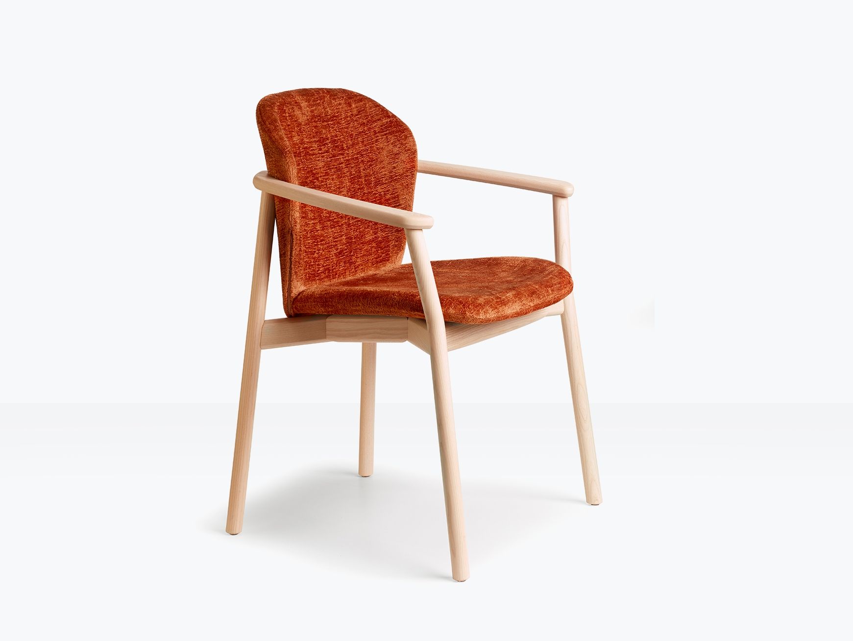 Мягкий тканевый стул с подлокотниками S-CAB Finn ARCH-00100646