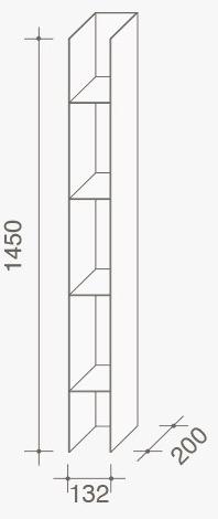 Lema Модульный подвесной металлический лакированный стеллаж sun-id-1420293 - Вид №2