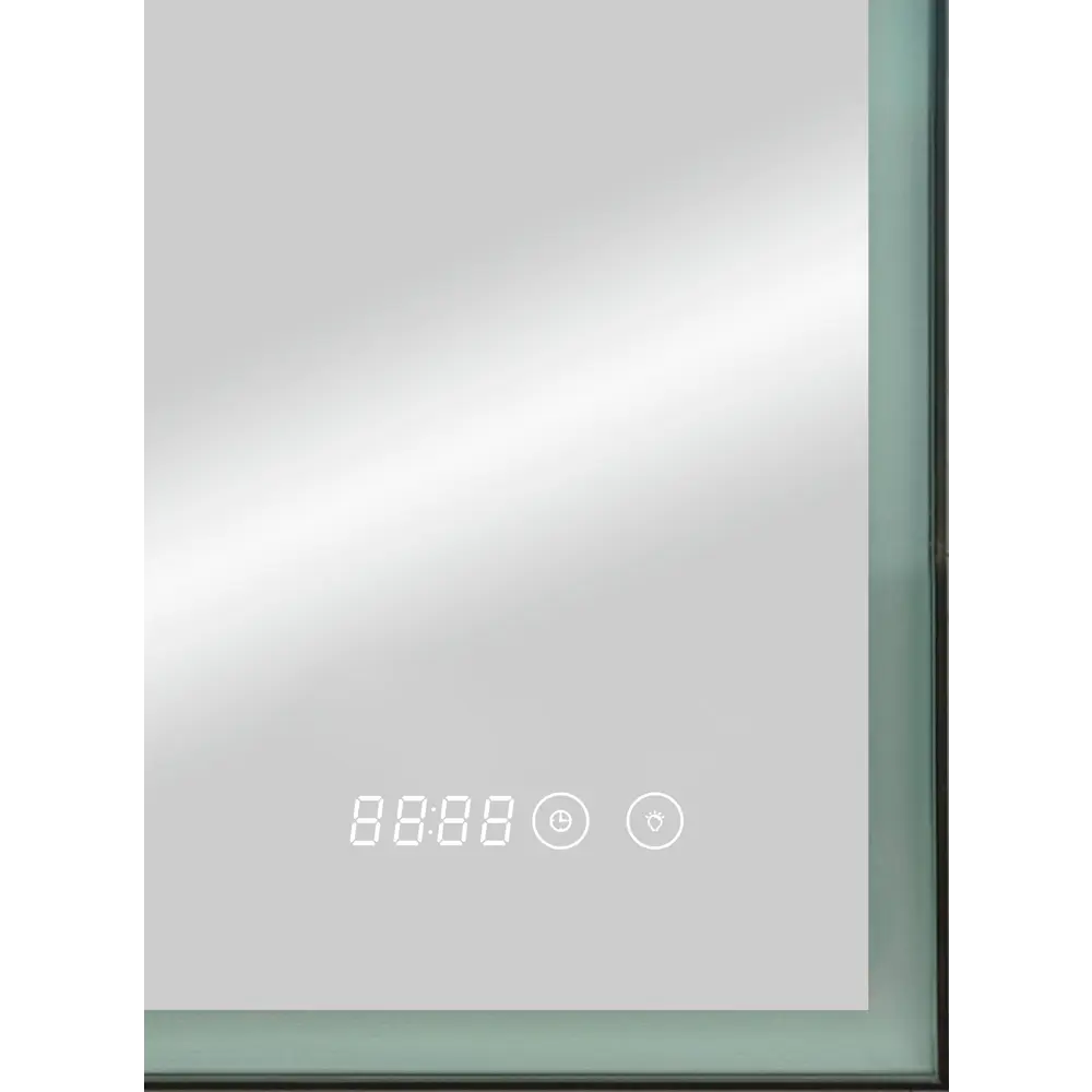 Зеркало Santreyd Stretto Black с LED-подсветкой и часами 60×80 см 82504945 Belt STLM-0028839 - Вид №6