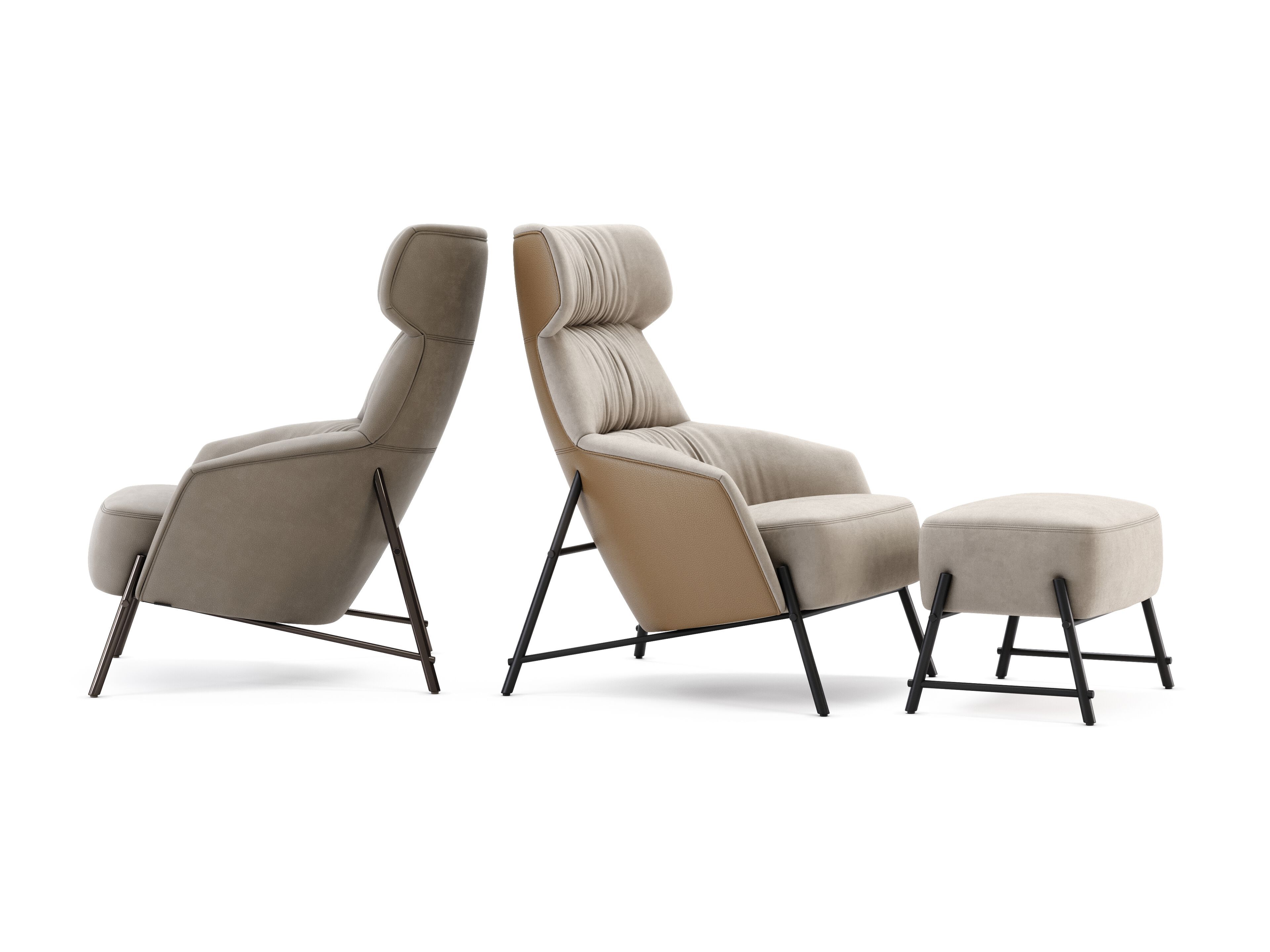 Тканевая мягкая подставка для ног Domkapa HUBERT ARCH-00043382 - Вид №5