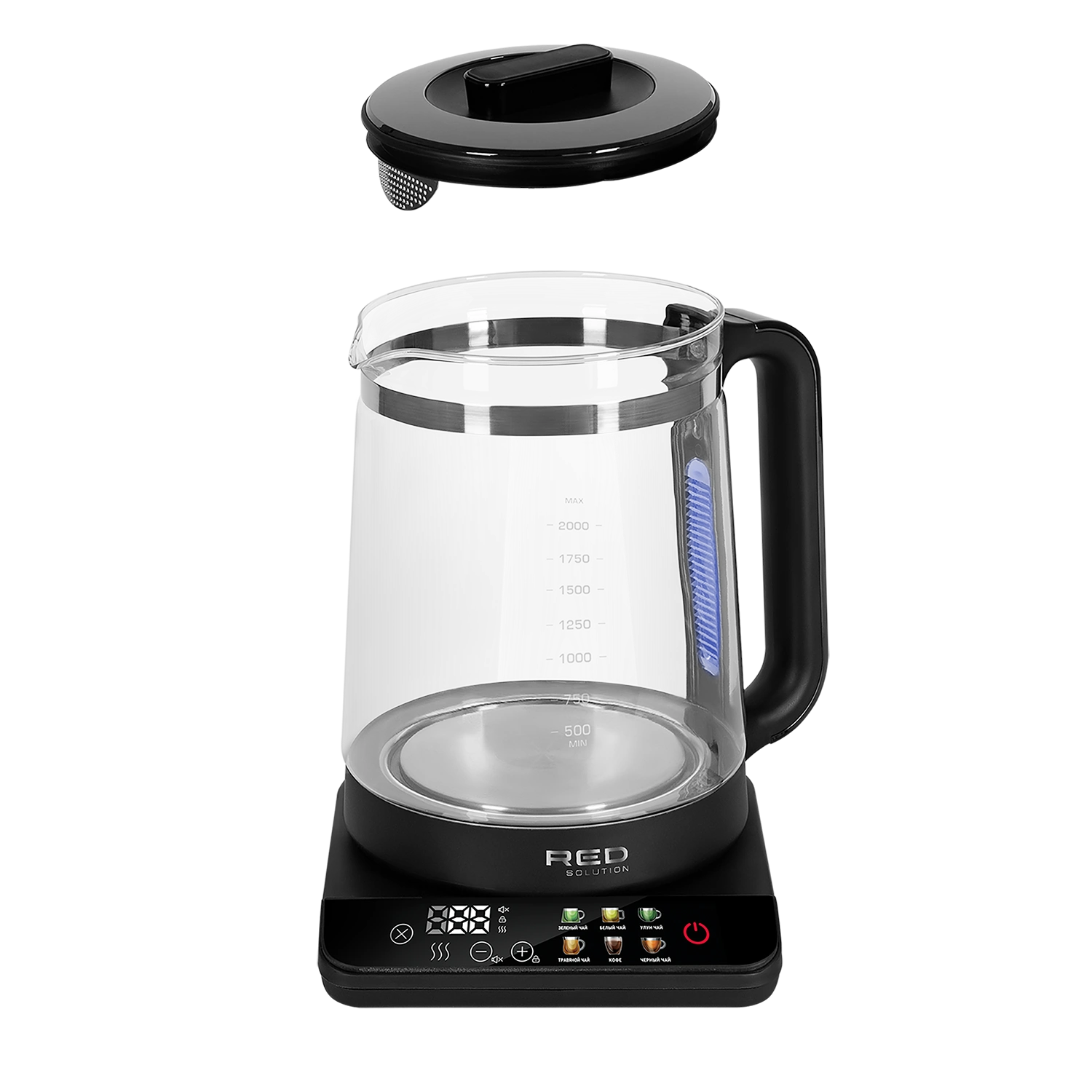 9125772 Электрочайник RED solution KG1330D прозрачный STDN-0027128 - Вид №4