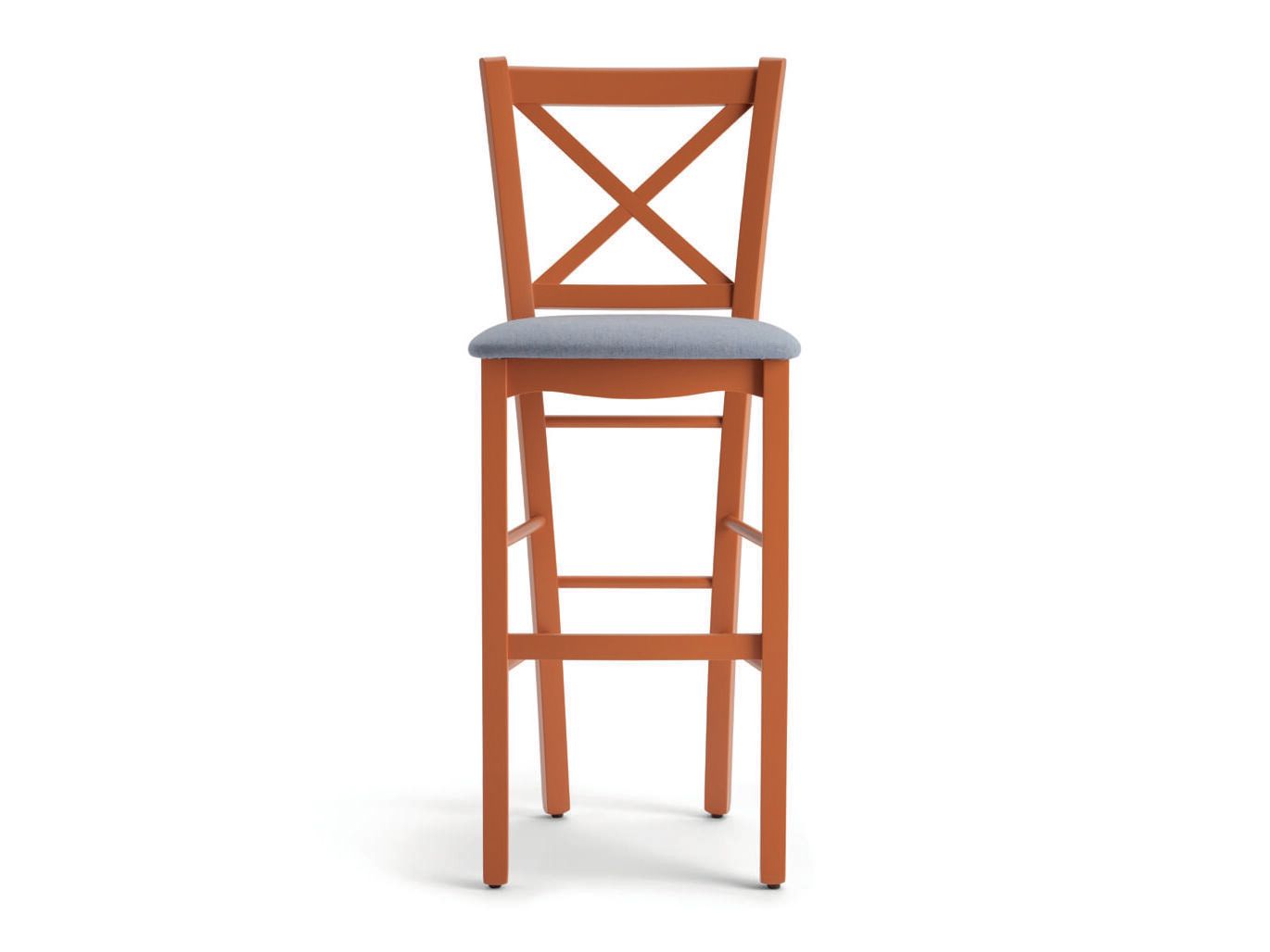 Высокий стул из бука с мягким сиденьем Palma Афина ARCH-00060369