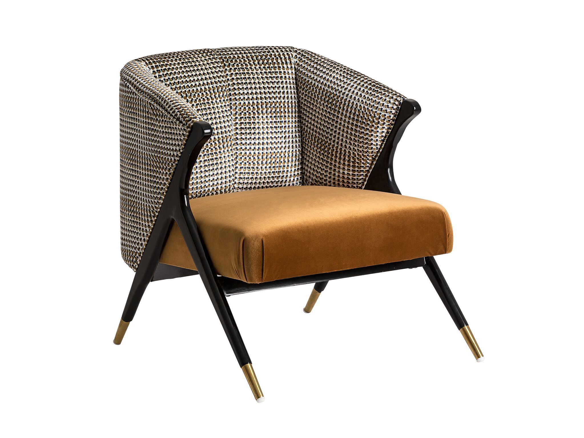 Тканевое кресло с подлокотниками Vical Home Brillon ARCH-00082013