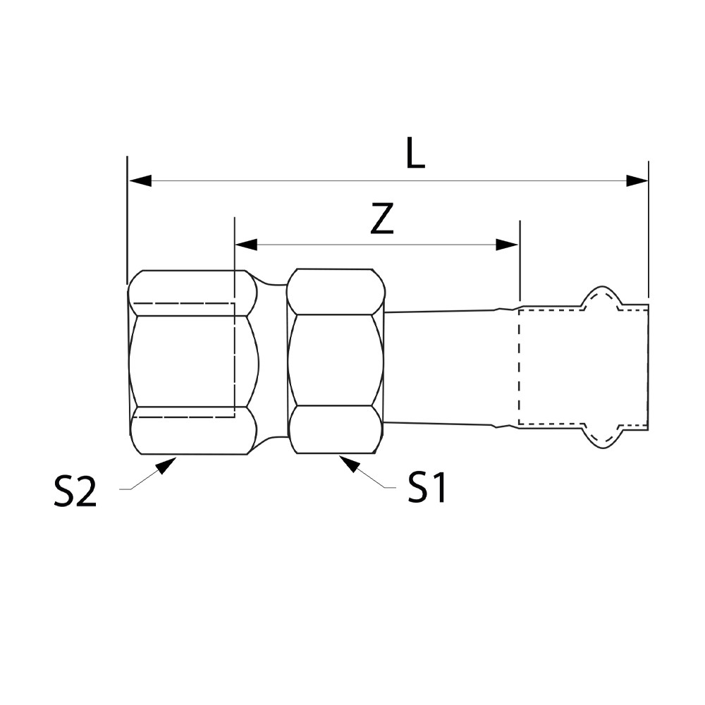 PS4330G0150400 Разъемные соединения Tece  - Вид №1