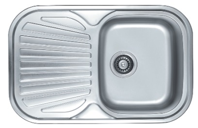HBS4874 Кухонная мойка , матовая сталь Haiba  - Вид №1