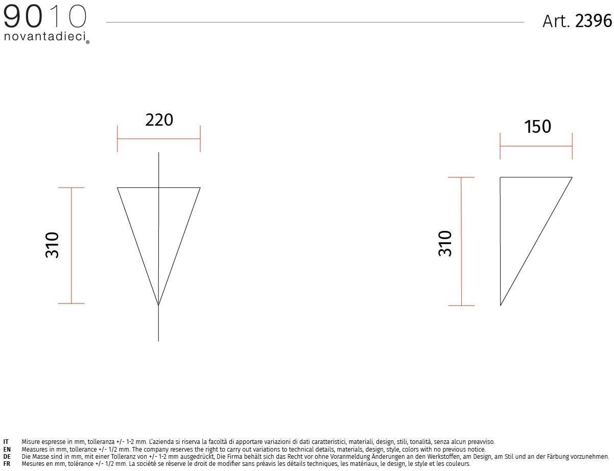 9010 novantadieci Аппликация светодиода из керамики  2396  - Вид №3