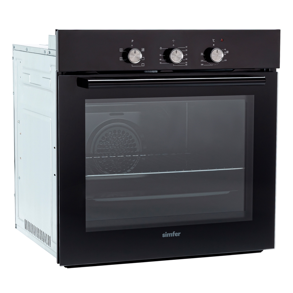 9240915 Электрический духовой шкаф Simfer B6EB16001 черный STDN-0092415 - Вид №1