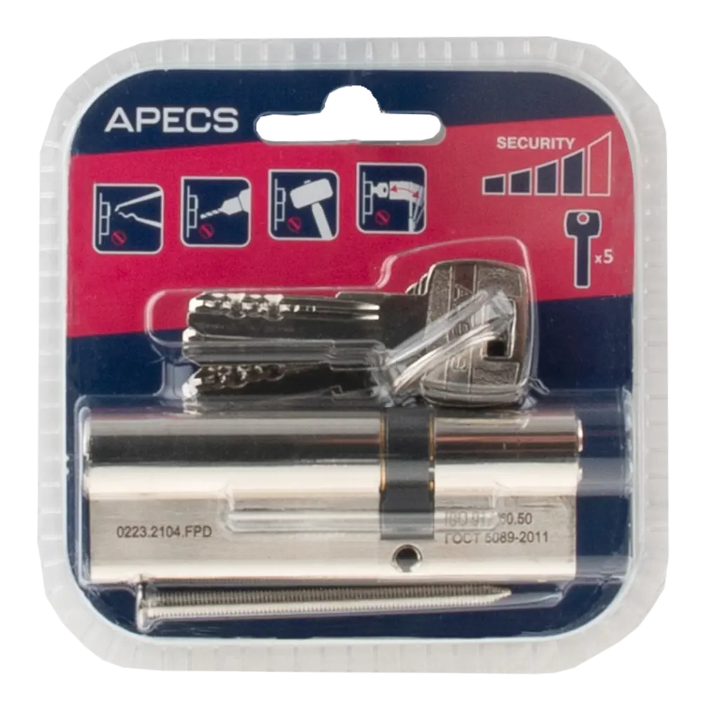APECS Pro LM-90 Цилиндровый механизм для металлических дверей 84168119 SM STLM-0046704 - Вид №2